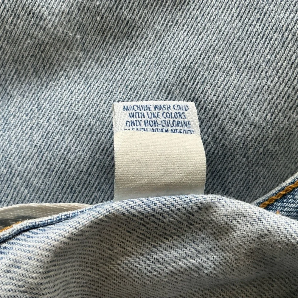 Vintage 90s High Waisted Bootcut Jeans Light Wash Denim Express Bleus 5/6 Long